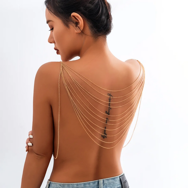 Multilayer Tassel Body Chain