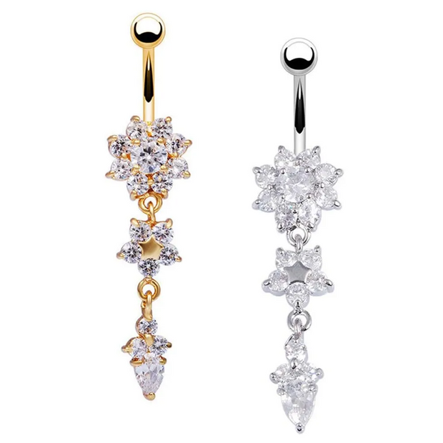 Flower Belly Piercing