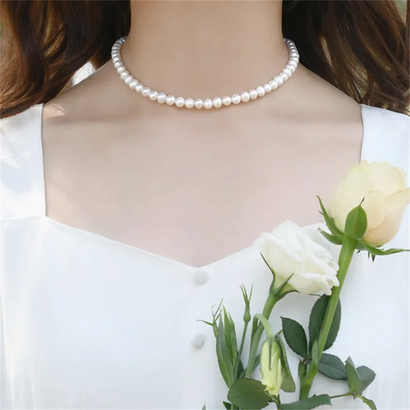 Pearl Choker Necklace