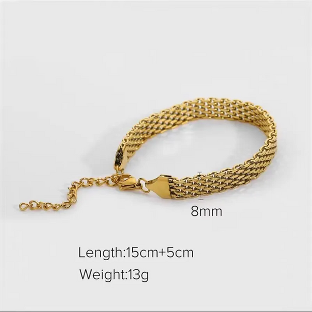 Wide Chain Bracelet
